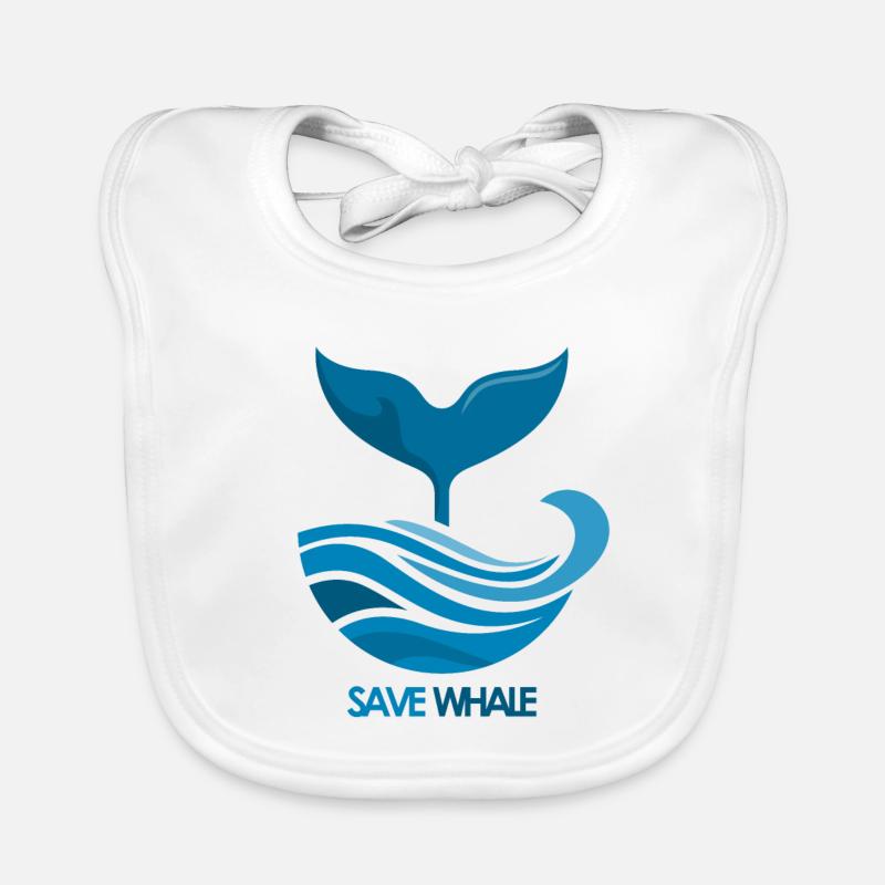 baleine Bavoir bio Bébé