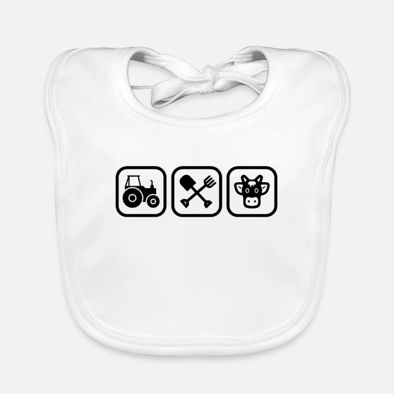 ferme Bavoir bio Bébé