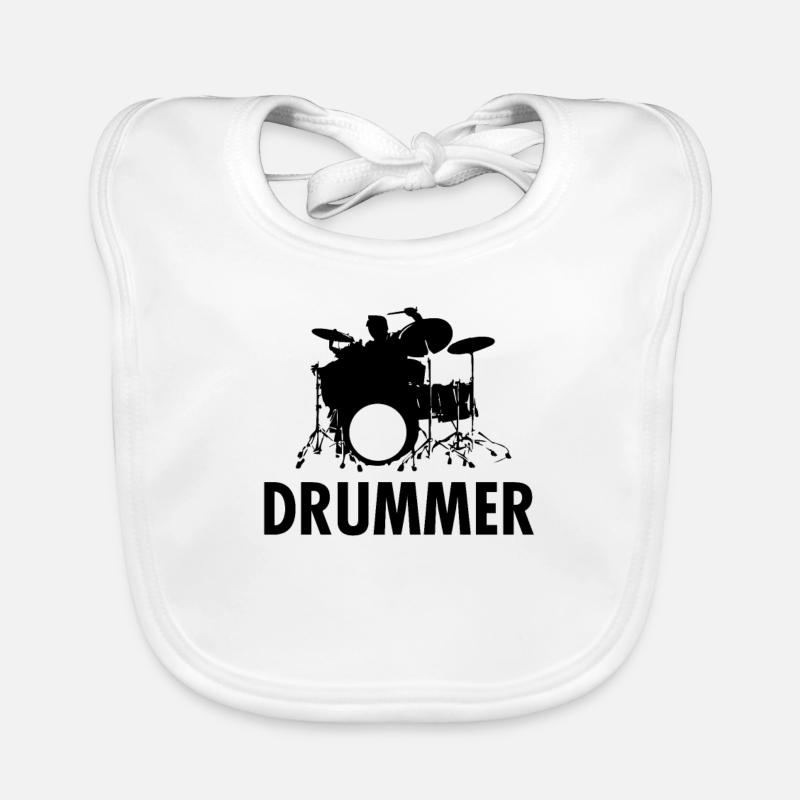 Le batteur Bavoir bio Bébé