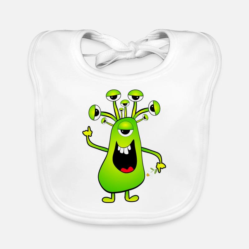 mostro Bavaglino ecologico per neonato