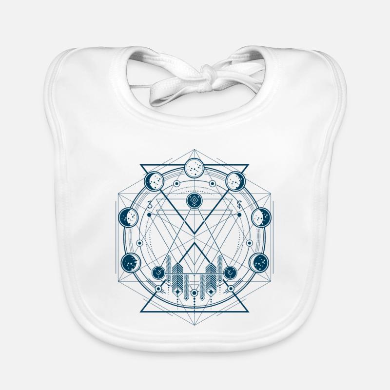 geometry Organic Baby Bibs