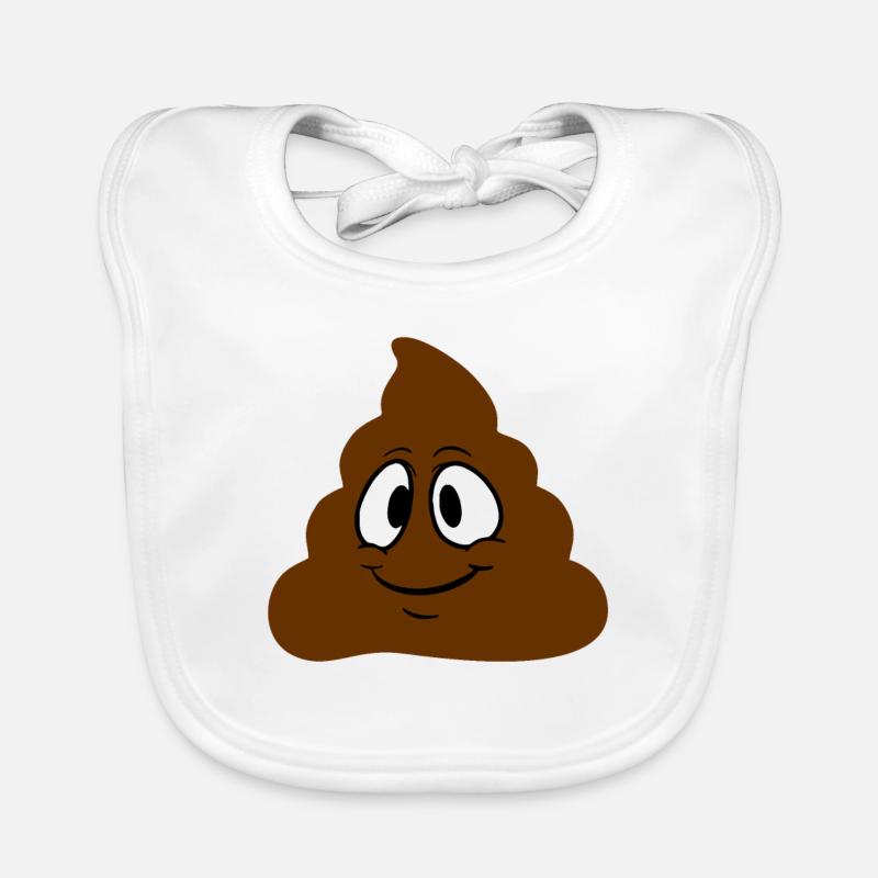 Shit crap pile shit gift Organic Baby Bibs