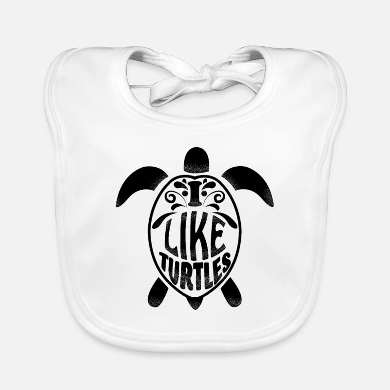 cadeau de tortue cool Bavoir bio Bébé