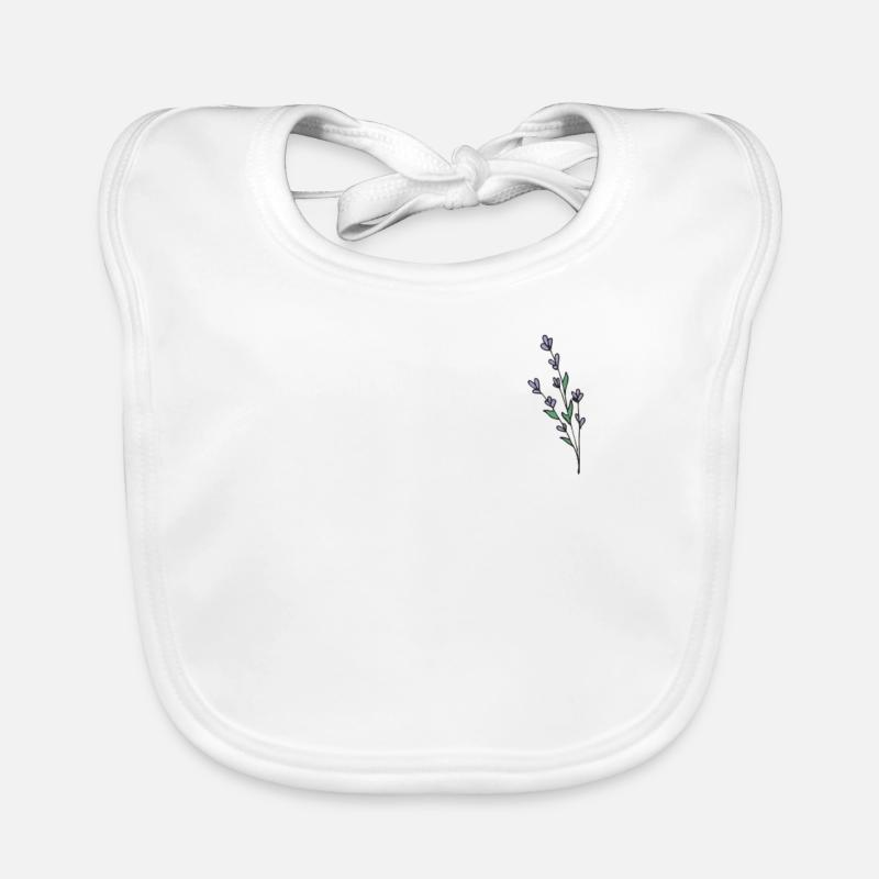 lavender Organic Baby Bibs