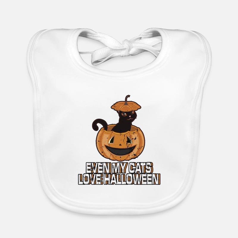 Halloween Bavaglino ecologico per neonato