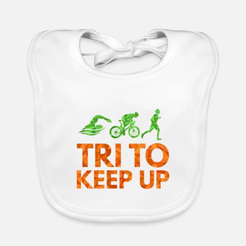 Tri to Keep up! Baby Bio-Lätzchen