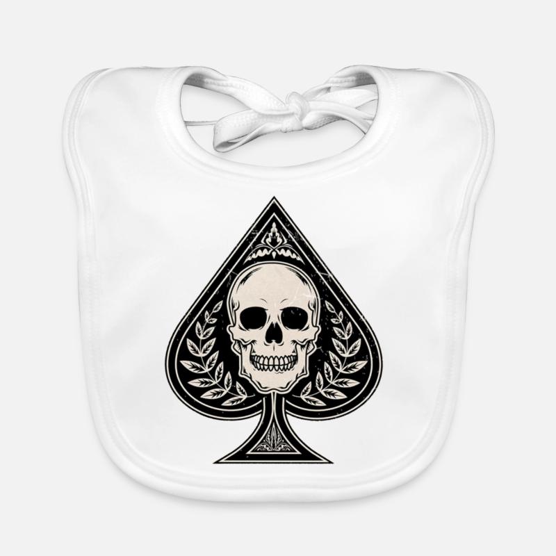 Crâne pointu Bavoir bio Bébé