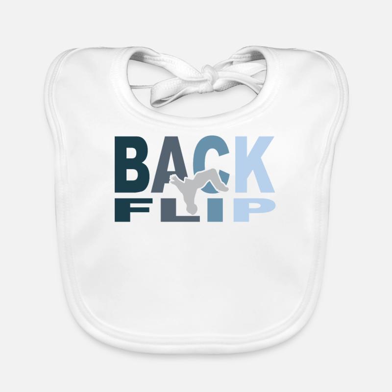 BackFlip - Baby Bio-Lätzchen - Weiß