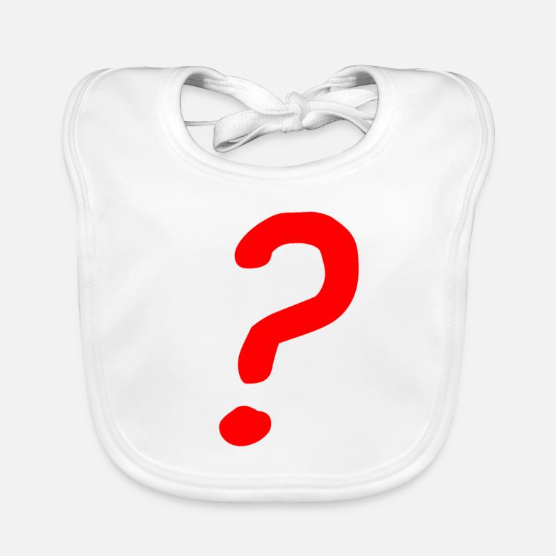 question mark Organic Baby Bibs