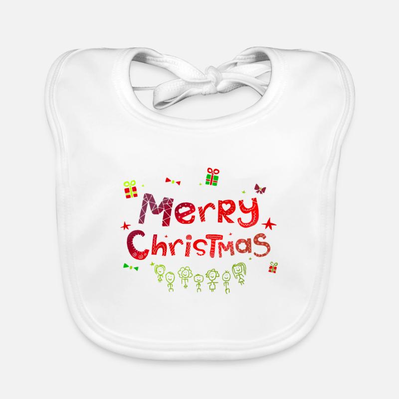 JOYEUX NOËL Bavoir bio Bébé