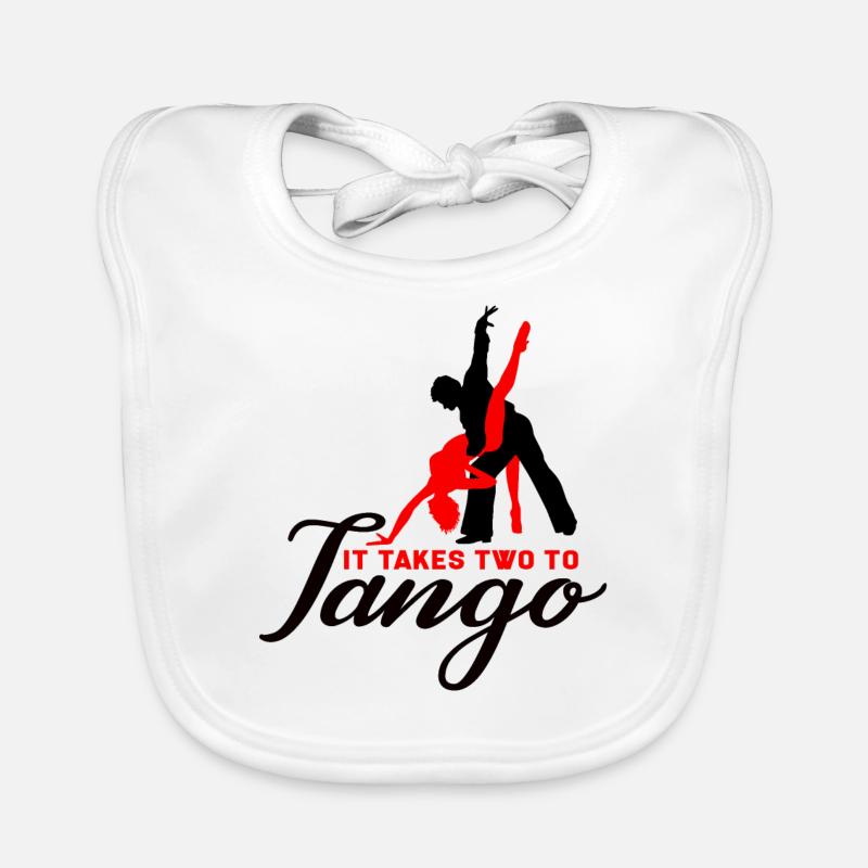Danseurs de tango Bavoir bio Bébé