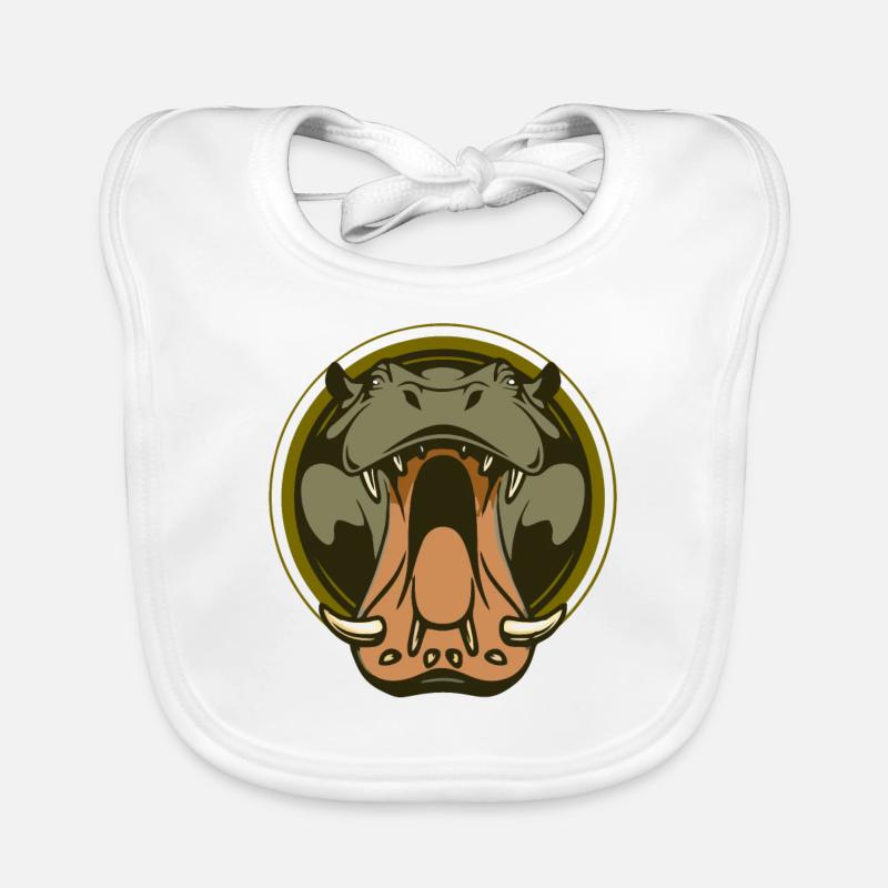 hippo Organic Baby Bibs