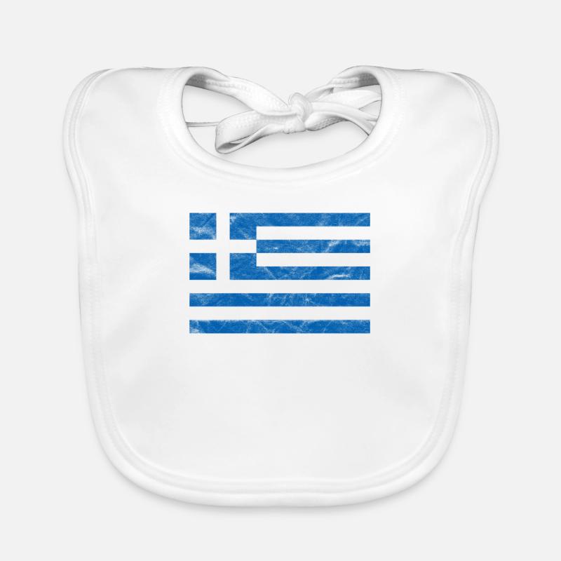 Greece Greece Organic Baby Bibs