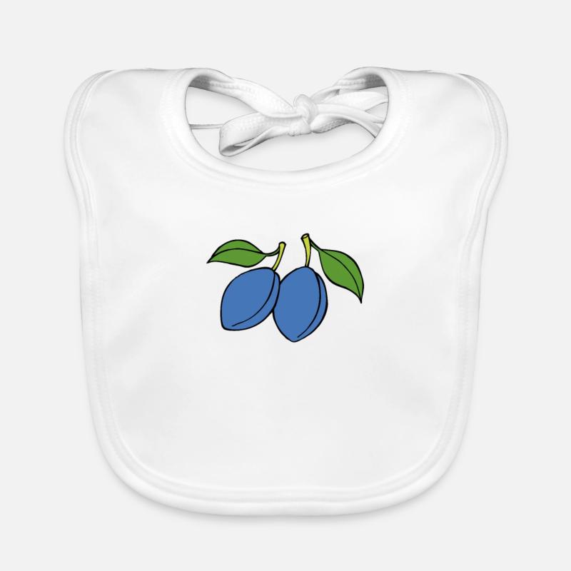 prunes Bavoir bio Bébé