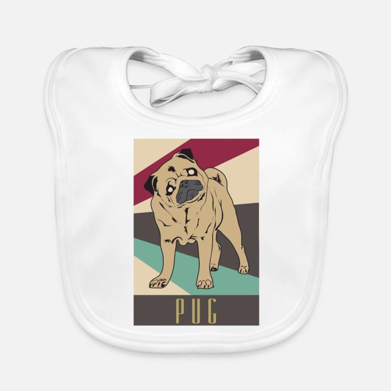 Mops Baby Bio-Lätzchen