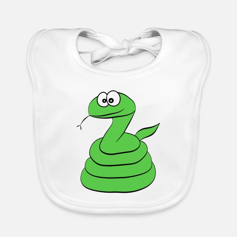 Serpent Bavoir bio Bébé