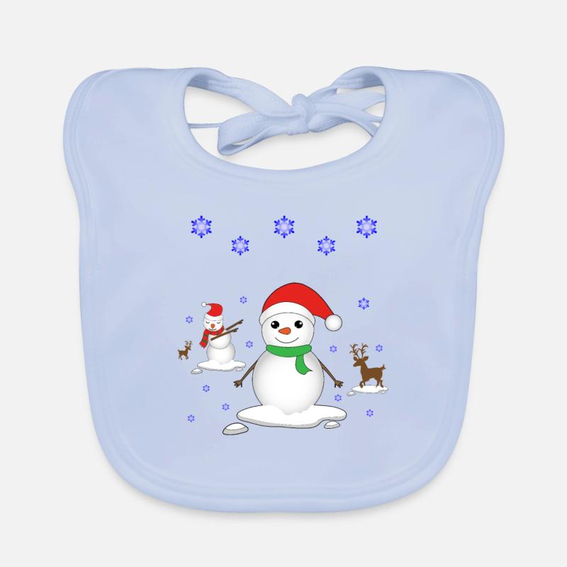 Christmas Organic Baby Bibs