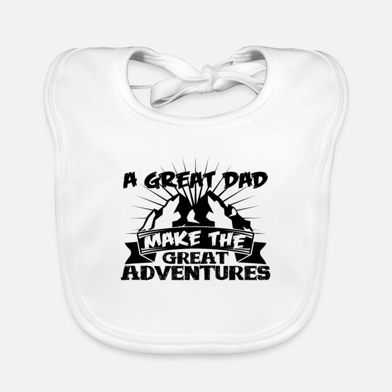 Father's Day Organic Baby Bibs