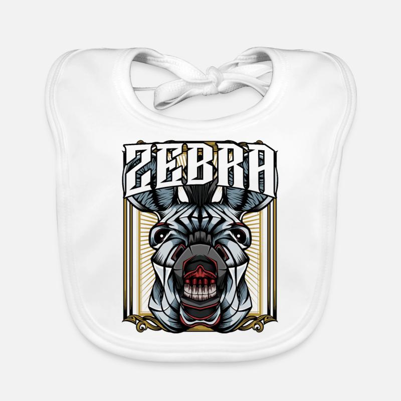 Zebra Modern Organic Baby Bibs