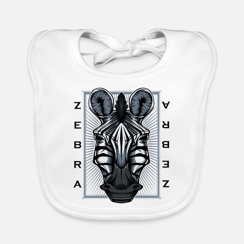 zebras Organic Baby Bibs