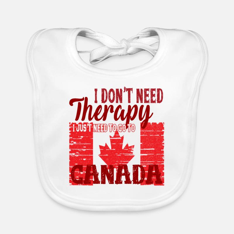 I do not need Therapy - Go to Canada Organic Baby Bibs