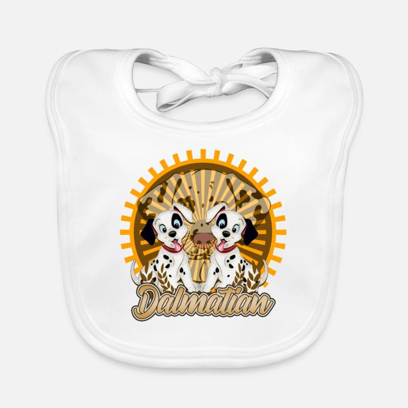 Dalmatiner Baby Bio-Lätzchen