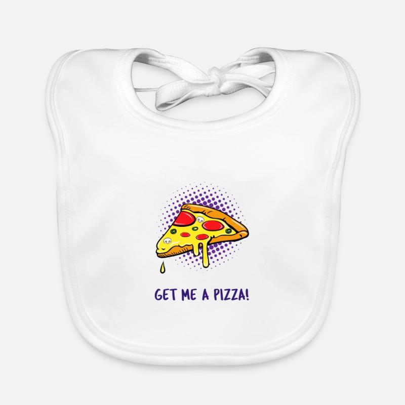 Pizza Bavoir bio Bébé