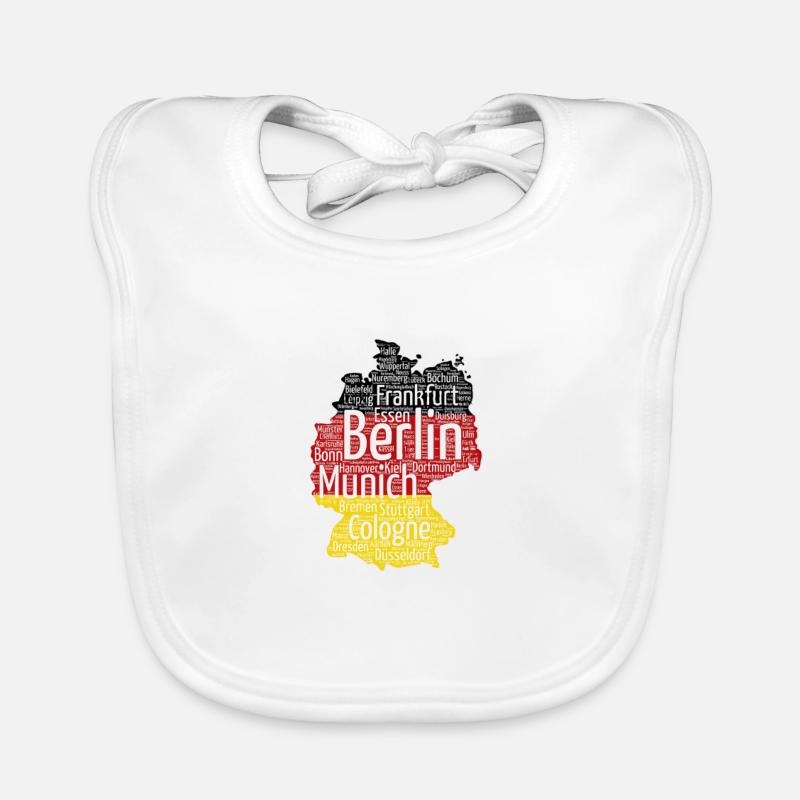 (German map) Organic Baby Bibs