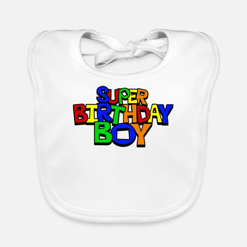 Super anniversaire garçon Bavoir bio Bébé