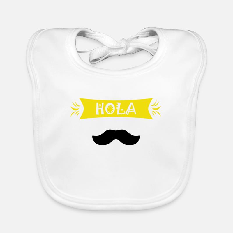 Hola! Sprichst du spanisch? Baby Bio-Lätzchen