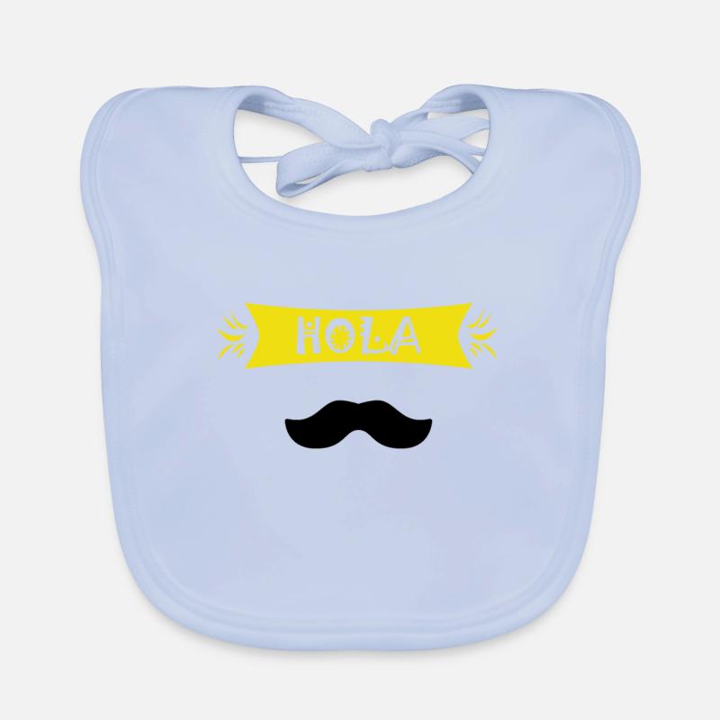 Hola! Sprichst du spanisch? Baby Bio-Lätzchen