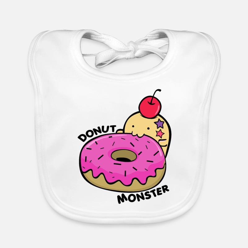 Donut Monster Bavoir bio Bébé