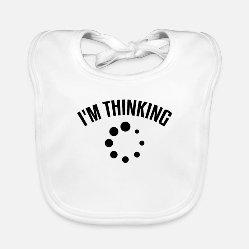 Computer Nerd Ich Denke Gerade... Baby Bio-Lätzchen