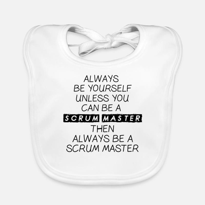 Scrum Master Agile Software Development Organic Baby Bibs