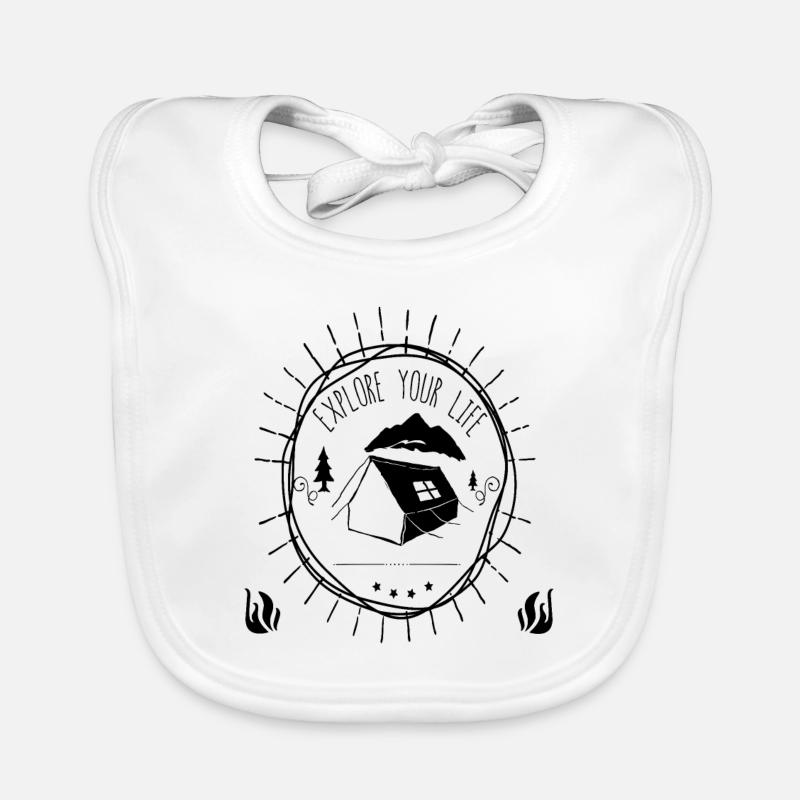 EXPLORE YOUR LIFE Organic Baby Bibs
