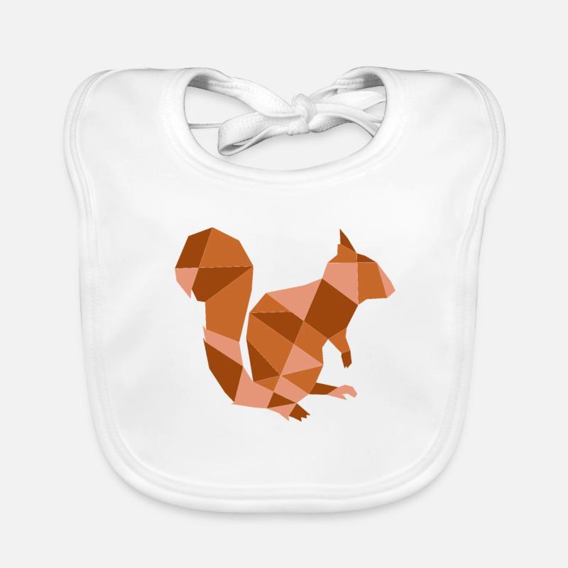 écureuil Bavoir bio Bébé