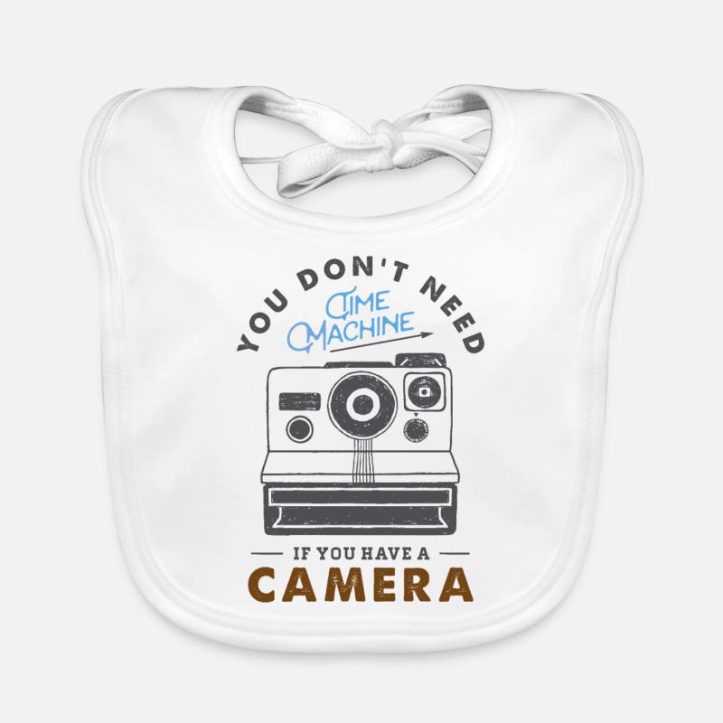 YOU DON'T NEED TIME MACHINE Organic Baby Bibs