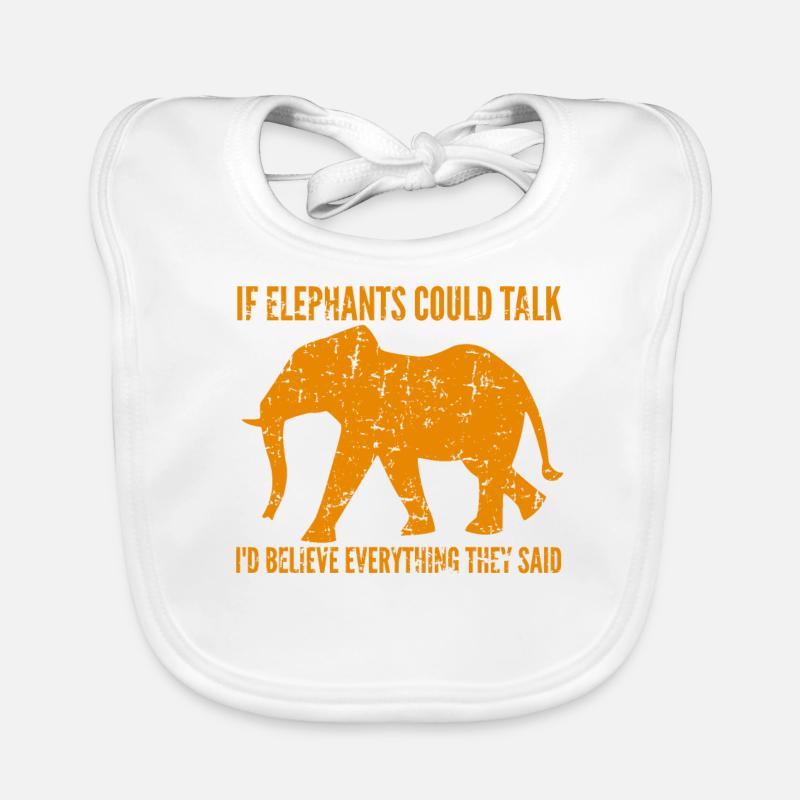 Elefant Baby Bio-Lätzchen