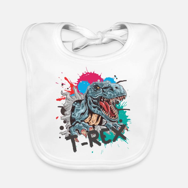 T-Rex Organic Baby Bibs