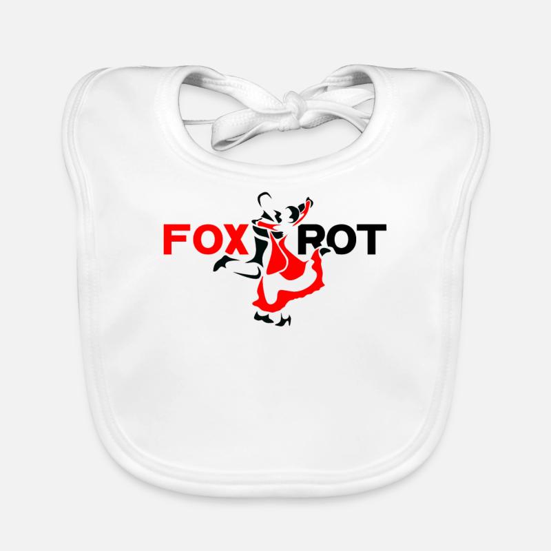Foxtrott tanzen Baby Bio-Lätzchen