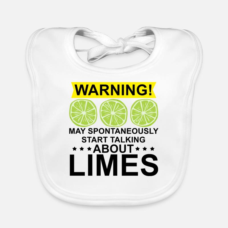 Limette Geschenk Baby Bio-Lätzchen