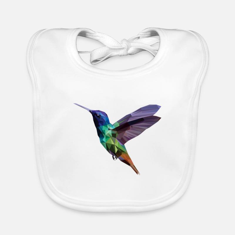 Polygon Bird Organic Baby Bibs
