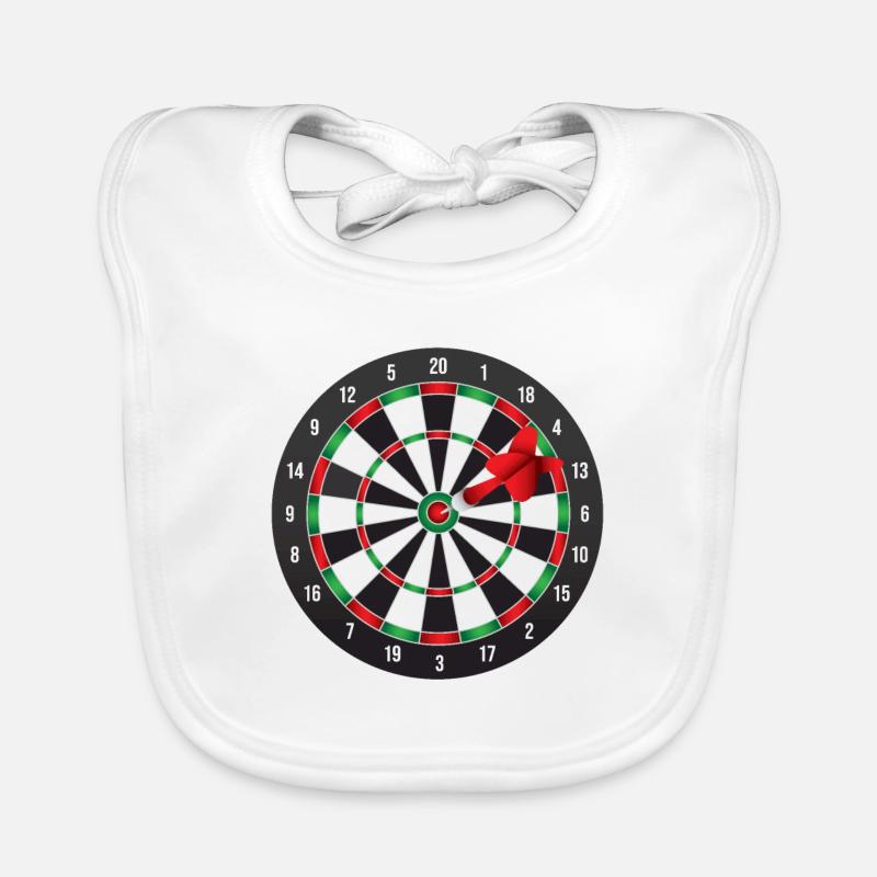 Great Darts Dart Darts Darts Player Gift Organic Baby Bibs