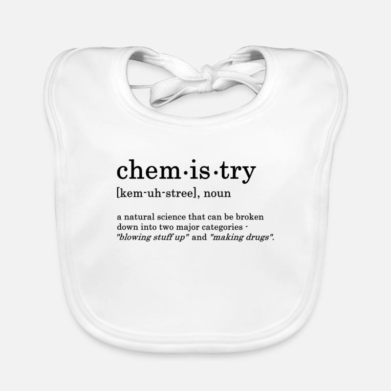 Drôle de chimie T-shirt chimiste nerd l’idée de professeur Bavoir bio Bébé
