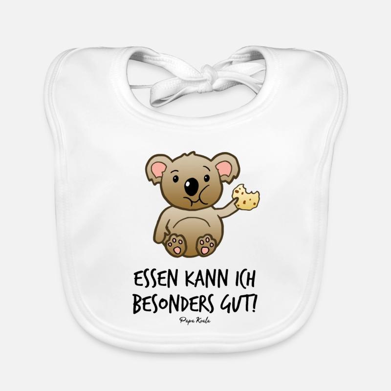 Koala bear biscuit sucré nourriture enfants bébé Bavoir bio Bébé