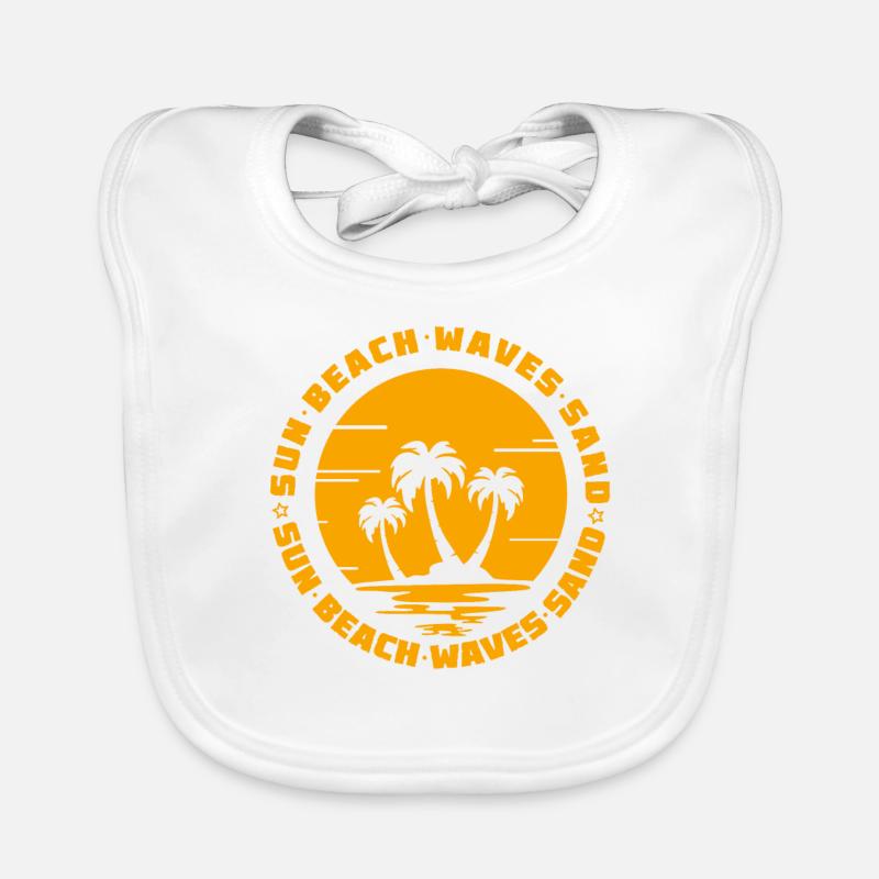 plage Bavoir bio Bébé