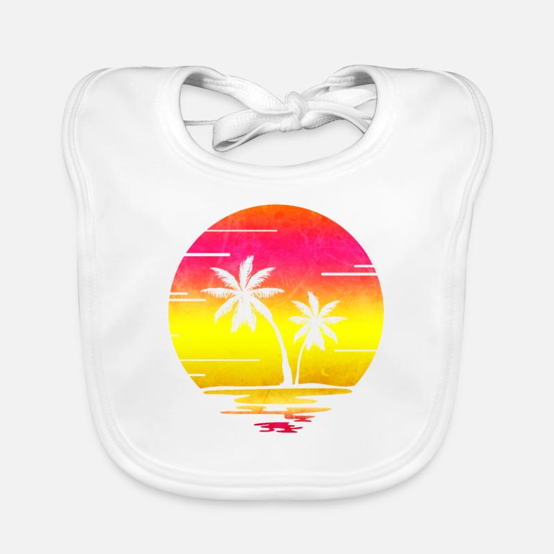 plage Bavoir bio Bébé