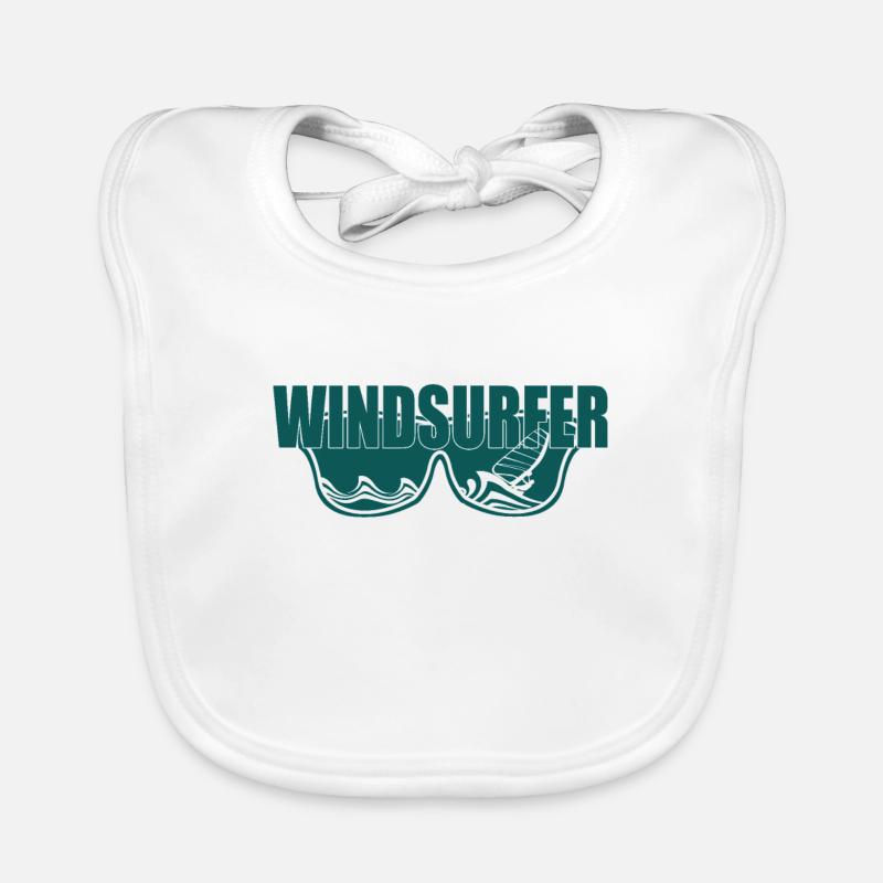 Windsurfing Organic Baby Bibs