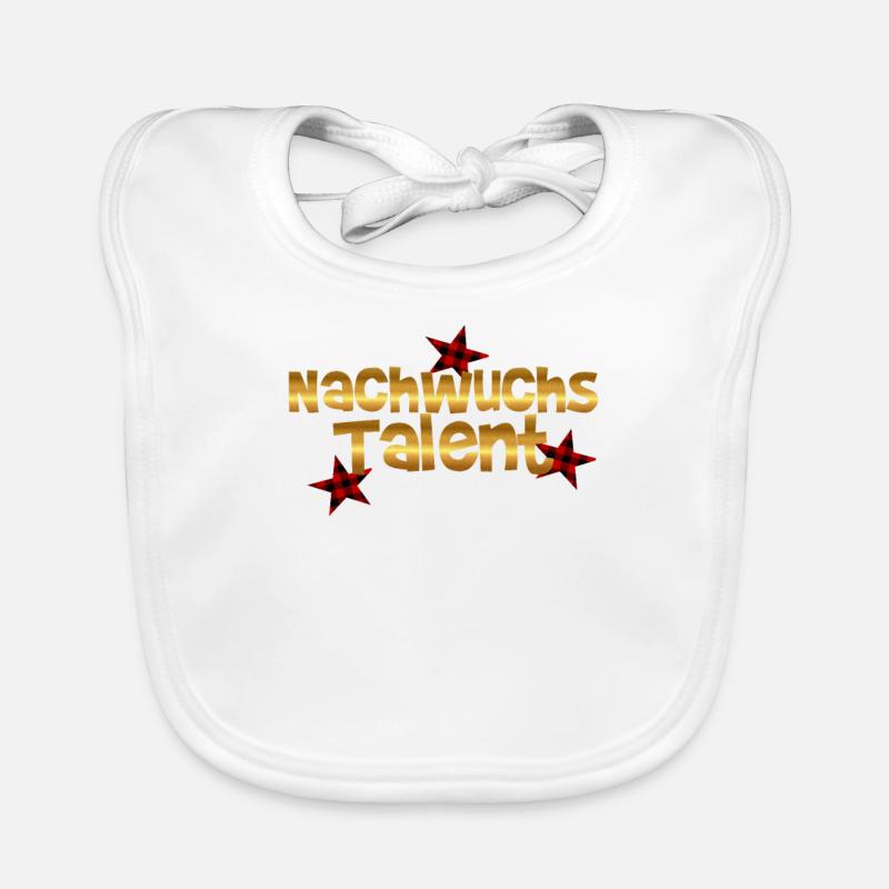 Cool offspring talent birth gift Organic Baby Bibs