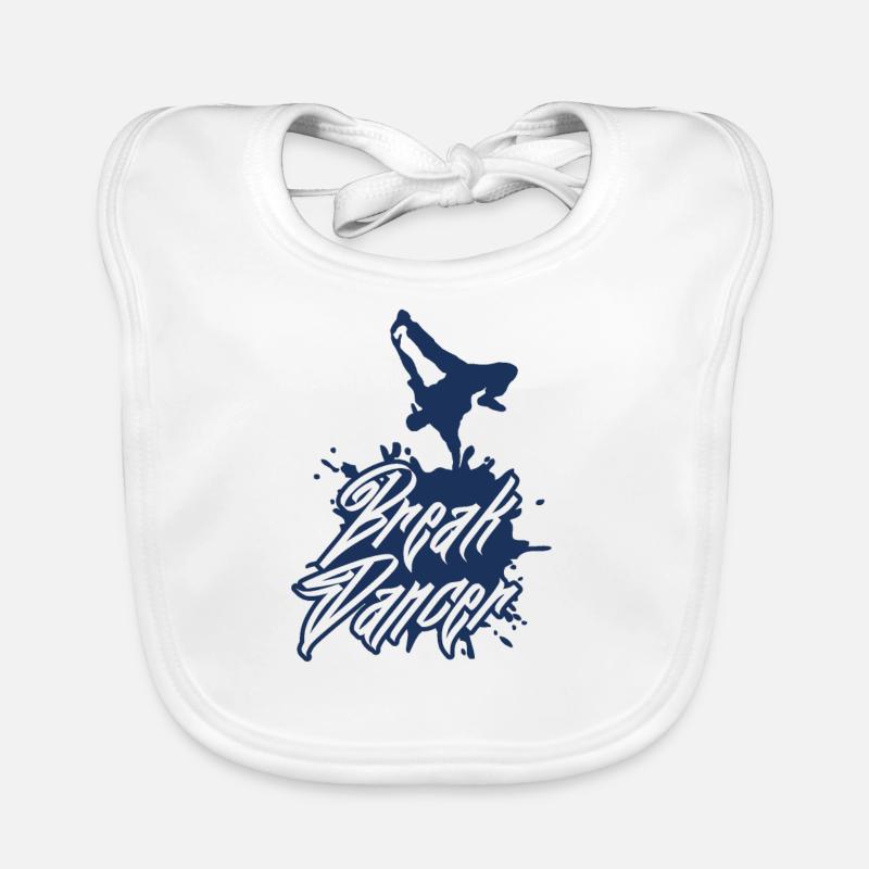 Break Breakdancer Breakdancing Breakdance Dance Baby Bio-Lätzchen